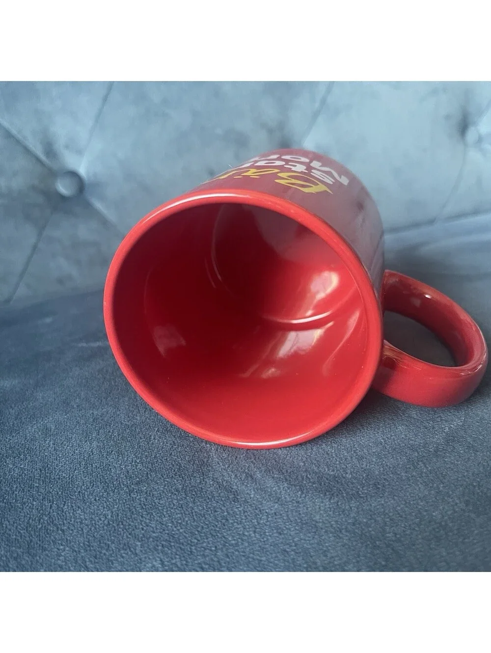HARIBO Coffee Mug Gummy Gold Bear Red Yellow Novelty Baren Starker RARE PROMO